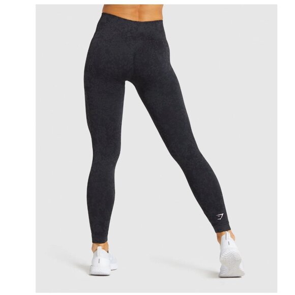 Gymshark Adapt Animal Seamless Leggings - Black - Size L - Picture 3 of 11